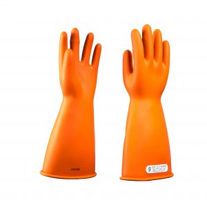 PIP 147-00-11/9 Novax Rubber Electrical Insulating Gloves, Class 00, 11, Orange - Size 9